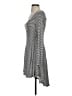 Ecote Houndstooth Gray Casual Dress Size S - photo 5
