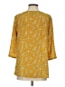 HD in Paris 100% Polyester Yellow 3/4 Sleeve Blouse Size 4 - photo 2