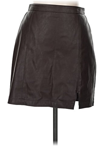 Abercrombie & Fitch Faux Leather Skirt (view 1)
