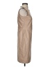 Ann Taylor 100% Polyester Solid Tan Cocktail Dress Size 2 Petite - photo 4