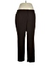 Black Label by Evan Picone Solid Brown Dress Pants Size 16 - photo 1
