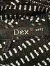 Dex Chevron-herringbone Black Cocktail Dress Size S - photo 7