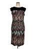 Sami & JO Chevron-herringbone Black Cocktail Dress Size XL - photo 1