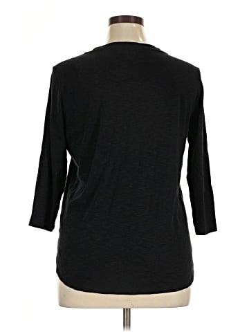 KIRKLAND Signature 3/4 Sleeve T-Shirt (view 2)