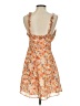 Selfie Leslie 100% Polyester Floral Orange Cocktail Dress Size S - photo 2