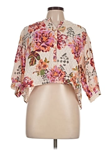 Pilcro 3/4 Sleeve Blouse (view 1)