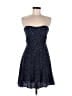 American Eagle Outfitters 100% Polyester Paisley Blue Cocktail Dress Size 6 - photo 1