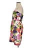 J.Crew Tropical Floral Multi Color White Cocktail Dress Size 4 - photo 5