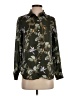 Elie Tahari 100% Polyester Floral Green Long Sleeve Blouse Size XS - photo 1
