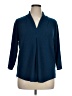 Cable & Gauge Blue 3/4 Sleeve Blouse Size XL - photo 1