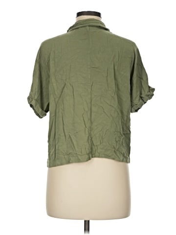 Rose + Olive 3/4 Sleeve Button-Down Shirt (view 2)