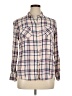 Merona Plaid Ivory Long Sleeve Button-Down Shirt Size XL - photo 1