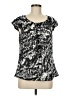 AK Anne Klein 100% Polyester Black Short Sleeve Blouse Size M - photo 1
