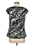 AK Anne Klein 100% Polyester Black Short Sleeve Blouse Size M - photo 2