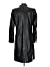 Halston 100% Polyurethane Black Trenchcoat Size 12 - photo 2