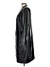 Halston 100% Polyurethane Black Trenchcoat Size 12 - photo 5