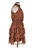 Taylor 100% Polyester Print Brown Cocktail Dress Size 14 - photo 4