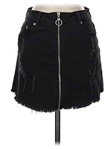 Dance & Marvel Denim Skirt (view 1)
