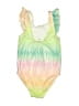 Old Navy Tie-dye Yellow One Piece Swimsuit Size 3T - photo 2