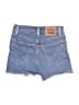 Levi's Blue Denim Shorts Size 24 waist - photo 2