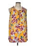 Ellen Tracy Yellow Sleeveless Blouse Size L - photo 1