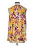 Ellen Tracy Yellow Sleeveless Blouse Size L - photo 2