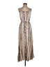 Bishop + Young 100% Polyester Animal Print Tan Casual Dress Size XS - photo 1