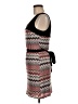 Sequin Hearts Chevron-herringbone Brown Casual Dress Size M - photo 5