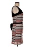 Sequin Hearts Chevron-herringbone Brown Casual Dress Size M - photo 4