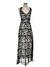 A.L.C. 100% Silk Animal Print Silver Cocktail Dress Size 4 - photo 1