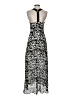 A.L.C. 100% Silk Animal Print Silver Cocktail Dress Size 4 - photo 2