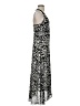 A.L.C. 100% Silk Animal Print Silver Cocktail Dress Size 4 - photo 4