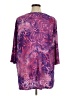 Catherines Purple 3/4 Sleeve Blouse Size 1X - photo 2