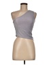 Silence and Noise Silver Sleeveless Top Size M - photo 1