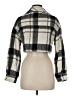 Unbranded 100% Polyester Plaid Gray Jacket Size M - photo 2