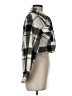 Unbranded 100% Polyester Plaid Gray Jacket Size M - photo 4