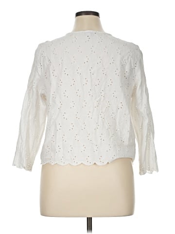 Croft & Barrow 3/4 Sleeve Blouse (view 2)