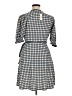 Max Studio Houndstooth Blue Casual Dress Size L - photo 2