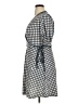 Max Studio Houndstooth Blue Casual Dress Size L - photo 5