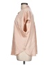 RACHEL Rachel Roy 100% Polyester Tan Short Sleeve Blouse Size L - photo 5