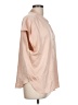 RACHEL Rachel Roy 100% Polyester Tan Short Sleeve Blouse Size L - photo 4