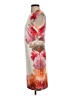 Calvin Klein Print Ivory Cocktail Dress Size 4 - photo 5