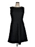 Ellen Tracy Argyle Black Cocktail Dress Size 16 - photo 1