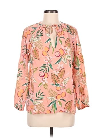 Spartina 449 Long Sleeve Silk Top (view 1)