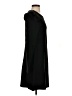 JOA Solid Black Casual Dress Size S - photo 4