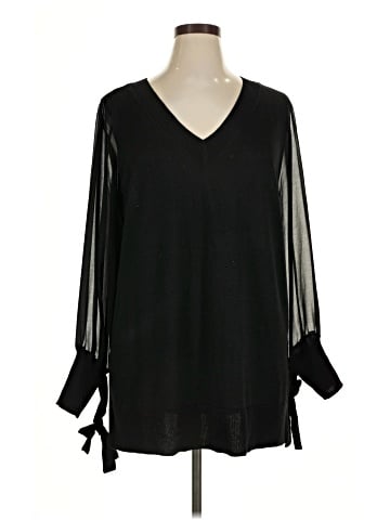 Worthington Long Sleeve Blouse (view 1)