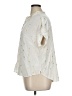 Per Se 100% Rayon Stars Ivory Short Sleeve Blouse Size 1X - photo 5