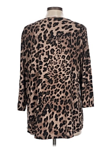 JM Collection 3/4 Sleeve Top (view 2)