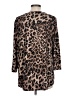 JM Collection Animal Print Brown 3/4 Sleeve Top Size L - photo 2