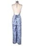 Francesca's 100% Rayon Paisley Blue Jumpsuit Size M - photo 2